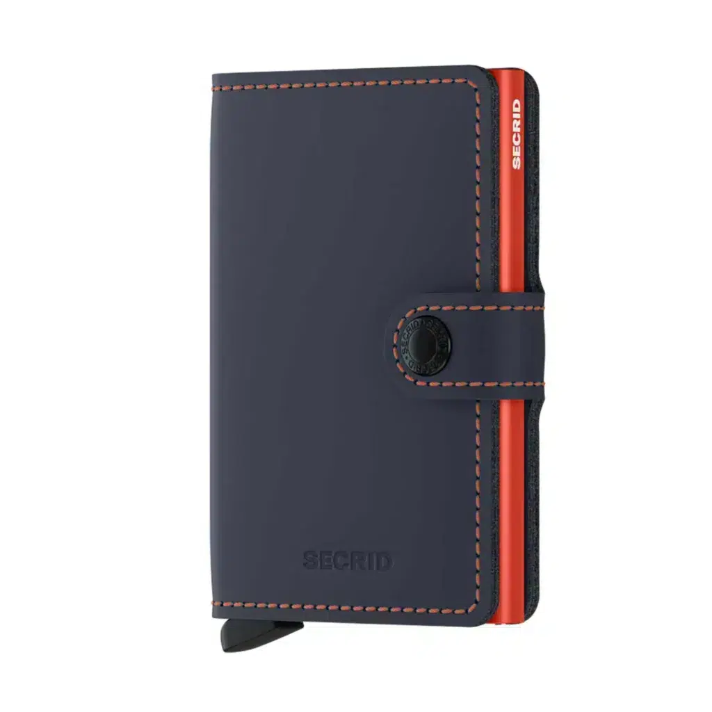 Secrid Miniwallet Matte Nightblue Orange